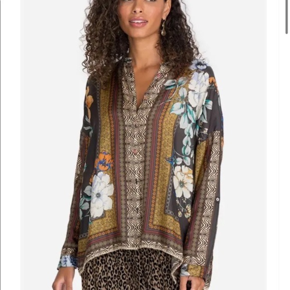 Johnny Was Golden Raquel Button Down
